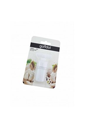 Beyaz Sarımsak Sıkıcı Vidalı Plastik
