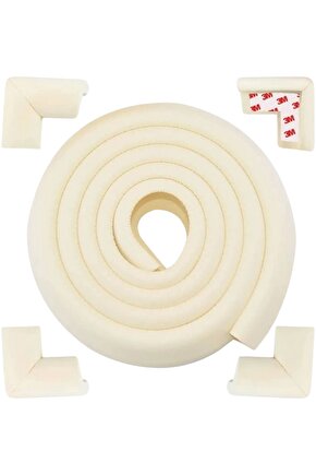 Jumbo 2 Mt. Kenar Ve 4 Ad. Köşe Koruyucu Krem