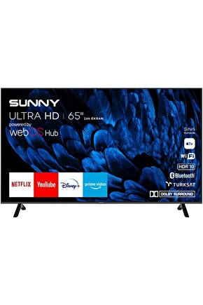 SN65FMN252 65 165 Ekran Uydu Alıcılı 4K Ultra HD Smart WebOS LED TV