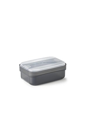 Düzenli Mini Kuru Gıda Saklama Kabı Siyah 350 ml