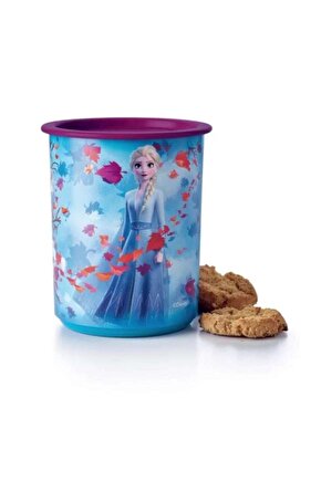 Elsa Anna Karlar Ülkesi Frozen Temalı Tek Parmak Saklama Kabı 1,25lt
