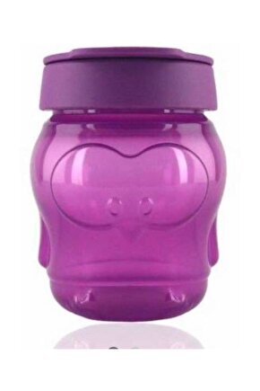 Mor Penguen Figürlü  Beslenme Kabı 240 ml