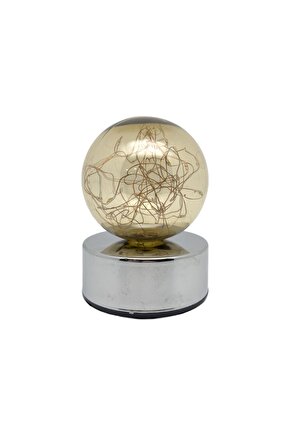 LEDO-02SD ŞARJLI MASA LAMBASI GOLD BAKIR KROM
