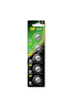 CR1620-C5 3V Lityum Düğme Pil 5li Paket