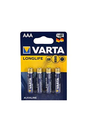 Longlife Extra Alkalin İnce Pil - AAA - 4lü