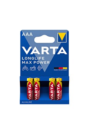 Max Tech Yüksek Performans Alkalin Seri Ince Pil Aaa 4lü 4703101404