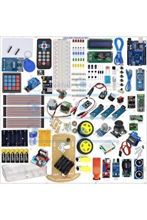 YENİ ROBOTİK KODLAMA ARDUİNO PREMİUM EĞİTİM SETİ