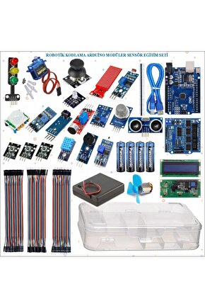 Robotik Kodlama Arduino Modüler Sensör Eğitim Seti