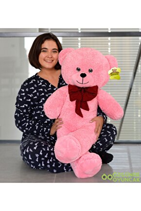 HERİBOM 90 CM Büyük Peluş Ayıcık Yerli Üretim
