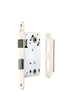229 Sessiz Kilit Klasik Banyo Tipi (WC) Nikel Oval 5018mm