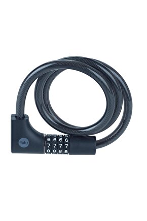 Essential Kablolu Bisiklet Kilidi  1000mm  Şifreli ve  Anahtarlı YCC0121002