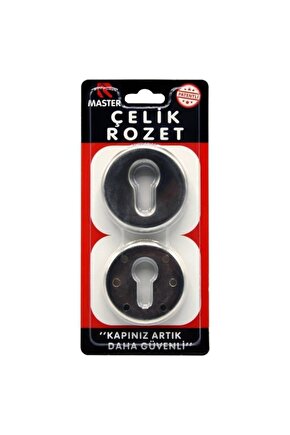 6 Vidalı Çelik Rozet (SATEN Renk)