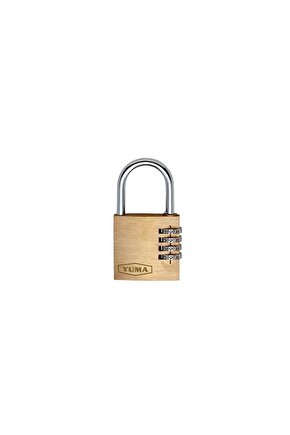 Yuma Ym2140 Şifreli Asma Kilit 4 Haneli Pirinç Blister Ambalaj 40mm