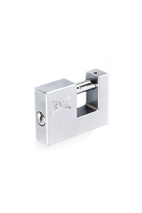 Yatay Pirinç Saten Asma Kilit Krom 80 Mm