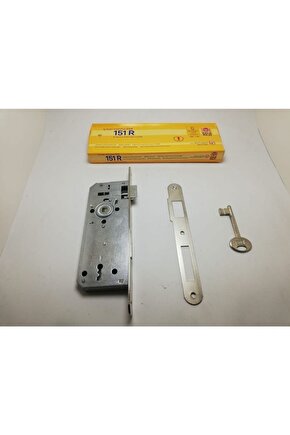 Extra İç Kapı Gömme Kilidi 40 Mm Oval Ayna 151R