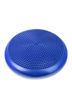Dikenli Havalı Denge& Duyu Minderi, Tırtıklı Denge Pedi 35 Cm  Pompa Hediye