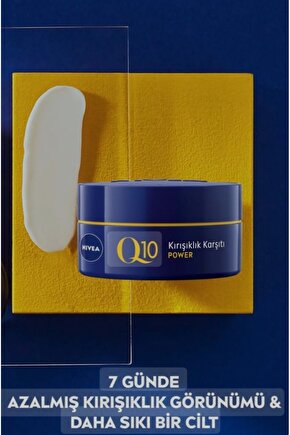 Q10 Power Kırışık Karşıtı +Sıkılaştırıcı Yenileyici Gece Kremi 50 Ml