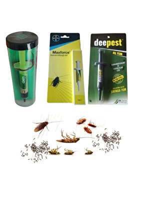 Maxforcefibrodemjeldeepest Jel Yem Set 3lühamamböceği Ve Karınca Ilaçları