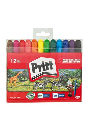 12li Jumbo Keçeli Kalem