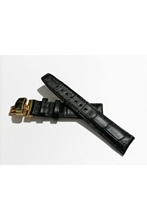 &Hertür Saate &Uygun  Kelebek  Toka   20  mm  Siyah   Kordon(169)   altın rengı  toka
