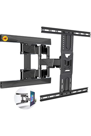 Profilo 65 165 Ekran Led TV Uyumlu NB P6 Hareketli Led TV Askı Aparatı Güçlendirilmiş Çelik Kollu