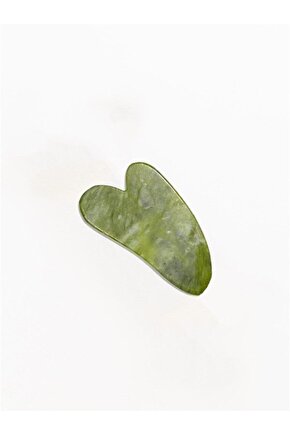 Yeşim Doğal Taş Gua Sha Yüz Masaj Taşı