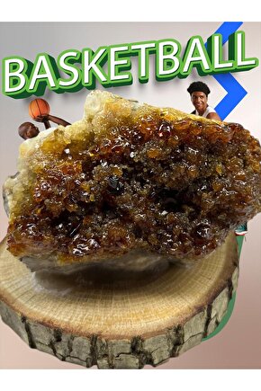 SİTRİN JEOT Ham Doğal Taş Mineral (sertifikalı)(para taşı)(Bereket taşı