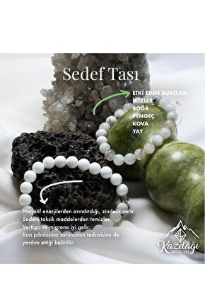 sedef taşı doğaltaş bileklik