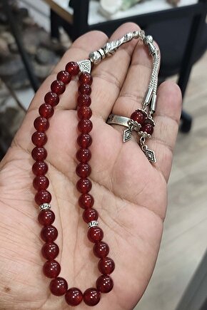 Kahve Akik Taşı 8 mm Natural Doğaltaş Tesbih