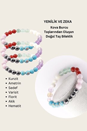 -YENİLİK VE ZEKA-Kova Burcu Taşlarından Oluşan Doğal Taş