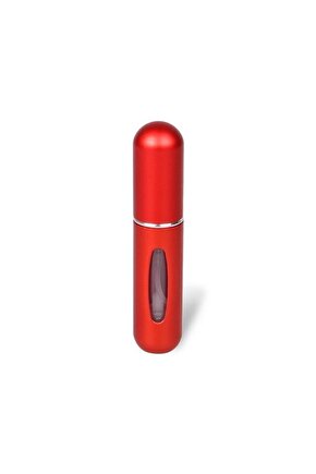 Parfüm Şişesinden Doldurulabilir Çanta Içi Kırmızı Mini Cep Parfüm Şişesi 5 Ml