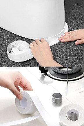 Profesyonel Su Sızdırmaz Akıllı Küvet Lavabo Klozet Banyo Mutfak Kenar Bandı Yapışkanlı Şerit Bant