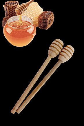 Bambu Ölçek Baharat Bal Reçel Kaşığı Dekoratif Ahşap El Yapımı