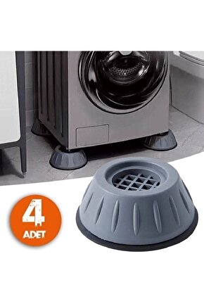 Beyaz Eşya Altlığı Ayağı 4adet Çamaşır Makinası Buzdolabı Yükseltici Titreşim Önleyici
