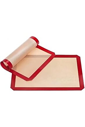 Arvale Fırınlanabilir Kendinden Yağlı Silikon Pişirme Matı | Yıkanabilir Fırın Matı 30 X 40 Cm