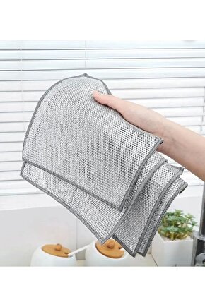 1 Adet Yeni Nesil Telli Bulaşık Bezi ve Teli