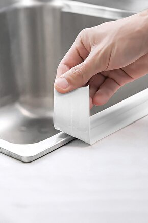 3.2M Banyo Küvet Mutfak Lavabo Su Sızdırmaz Bant Su Geçirmez Kenar Bandı Tamirlik Beyaz 2 Adet