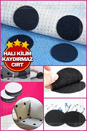 1 Adet Halı Kilim Koltuk Örtüsü Kaydırmaz Sabitleyici Cırt Yıkanabilir Kendinden Yapışkanlı Ped