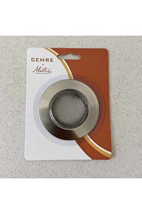 Çelik Lavabo Süzgeci Kaliteli Orta Uzun Ömürlü Lavaba Çay Süzgeci 7,5 Cm Çap