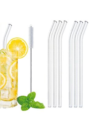 6lı Cam Pipet Termosilikat (ısıya Dayanıklı) Ve 1 Adet Pipet Temizleme Fırçası 1. Kalite CamPipet