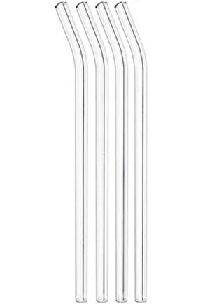 HankaShop Adet Şeffaf Cam Pipet -eğimli Cam Pipet 915749