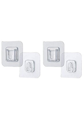 2li Set Geçmeli Klips Eşya Sabitleme Askısı Tablo Ayna Resim Sabitleme Aparatı