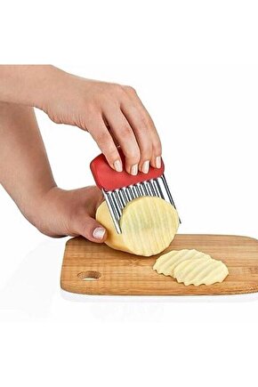 Chips Chopper Şekilli Şekilli Patates, Sebze, Meyve Dilimleyici