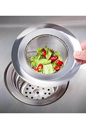 Paslanmaz Çelik Mutfak Lavabo Süzgeci Evye 7 Cm
