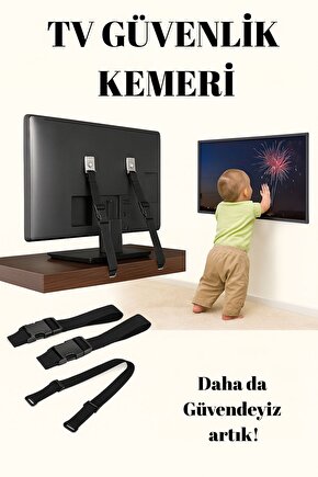 LCD LED TV Güvenlik Kemeri - Çocuk ve Bebek Koruma Askısı