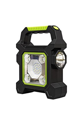 POWERMASTER JY-258C 3 KADEMELİ ŞARJLI ÇOK FONKSİYONLU SOLAR IŞILDAK (OM-17)