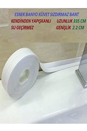 Su Sızdırmaz Geçirmez Bant Lavabo Küvet Kenar Bandı Küvet Duş 3,2 M