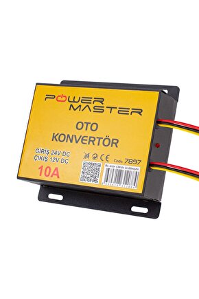 Pm-7897 24v Dc  12v Dc 10 Amper Oto Konvertör