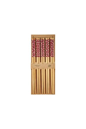 Chopstick 5 Çift Bambu Fettucini