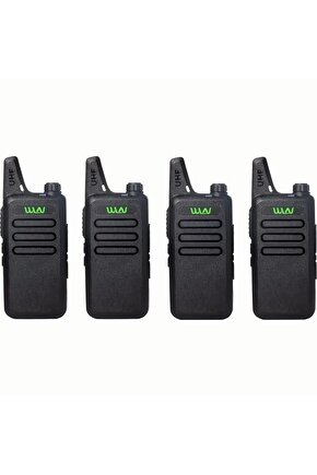 WLN kd-c1 Pmr El Telsizi 4lü Ful Set + Kulaklık